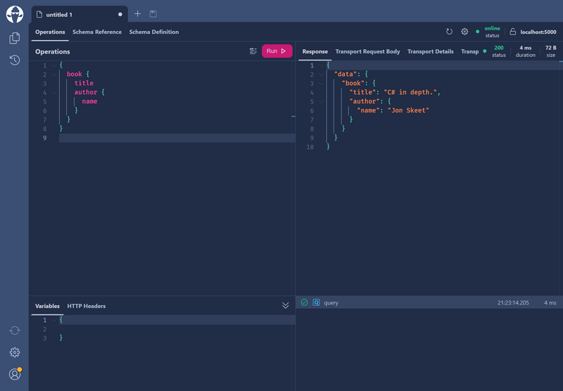 GraphQL IDE