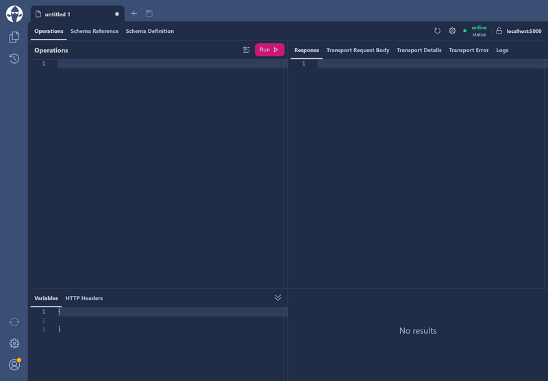 GraphQL IDE: Editor